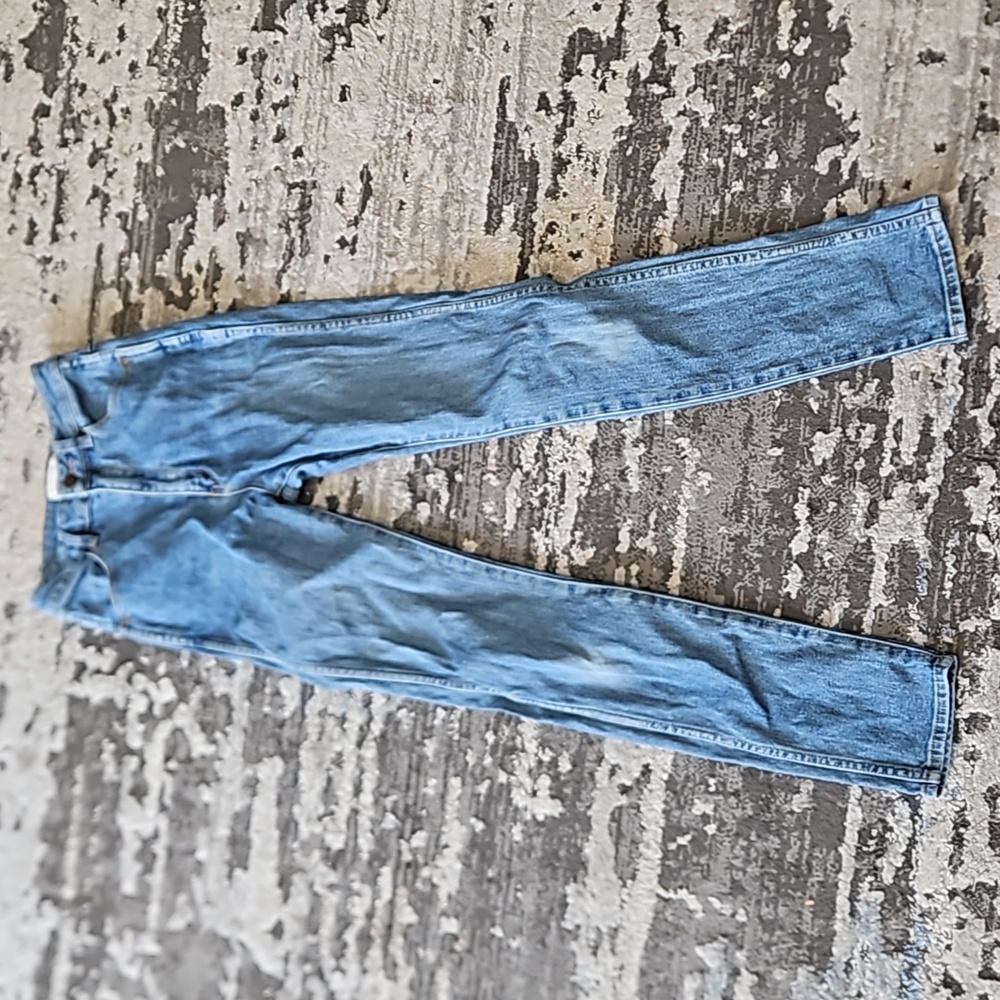 Rolla's "Dusters" high rise relaxed fit denim jeans